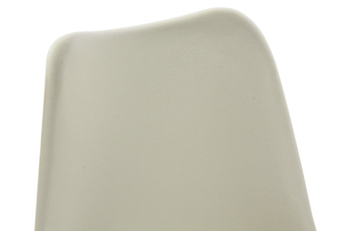 SEDIA IN METALLO E VELLUTO BEIGE