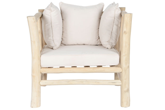 POLTRONA TEAK NATURALE