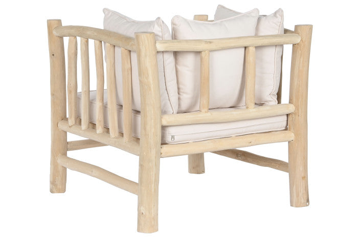 POLTRONA TEAK NATURALE