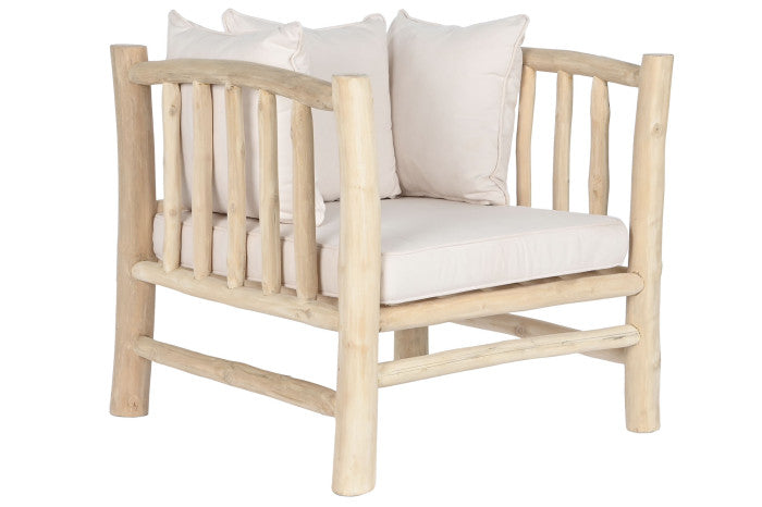 POLTRONA TEAK NATURALE