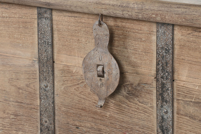 TAVOLINO TEAK CON CONTENITORE