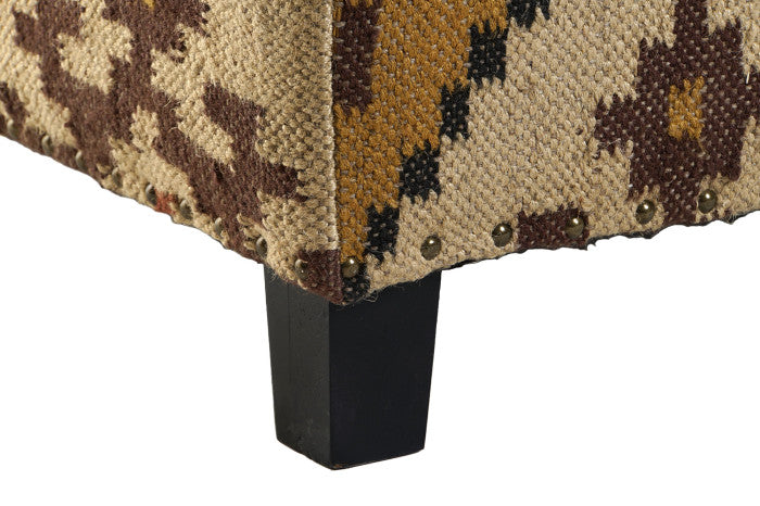 POGGIAPIEDI LANA E COTONE KILIM