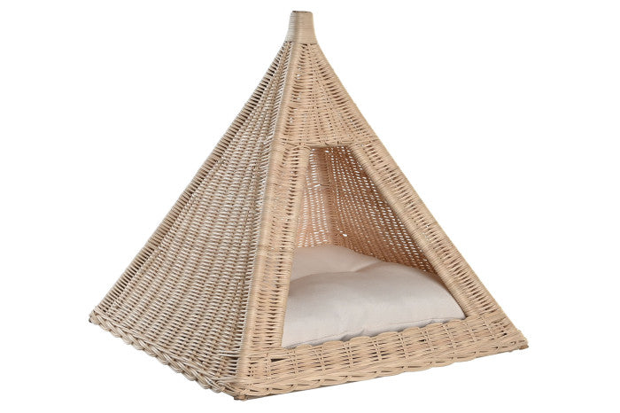 LETTO ANIMALE RATTAN NATURALE TRIANGOLO