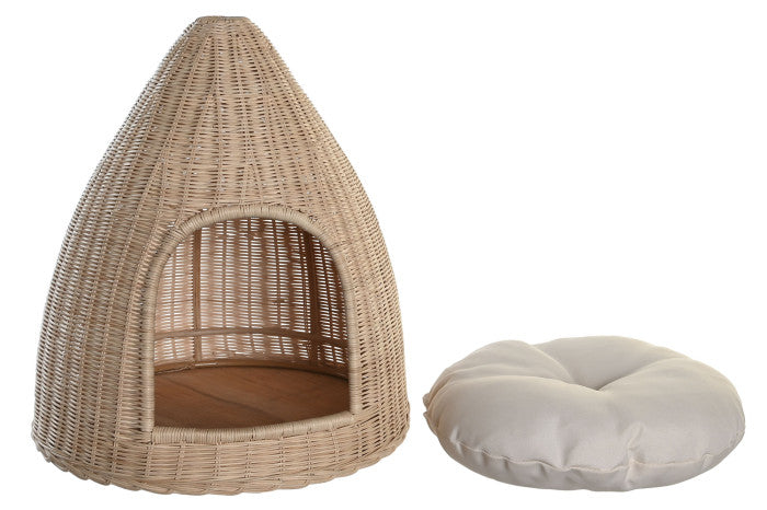 LETTO ANIMALE RATTAN NATURALE